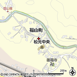 鹿児島県鹿児島市福山町113周辺の地図