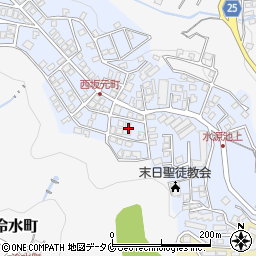 鹿児島県鹿児島市西坂元町14周辺の地図