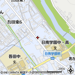 焼肉 夾竹園 日南店周辺の地図