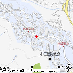 鹿児島県鹿児島市西坂元町13周辺の地図