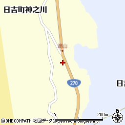 鹿児島県日置市日吉町神之川1055周辺の地図