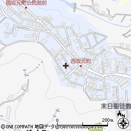 鹿児島県鹿児島市西坂元町18-12周辺の地図