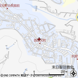 鹿児島県鹿児島市西坂元町23-5周辺の地図