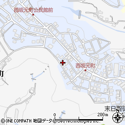 鹿児島県鹿児島市西坂元町18-7周辺の地図