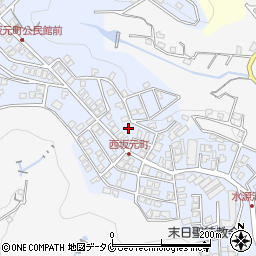 鹿児島県鹿児島市西坂元町23周辺の地図