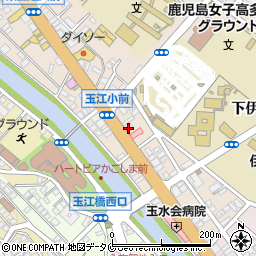 株式会社川商ハウス　伊敷店周辺の地図