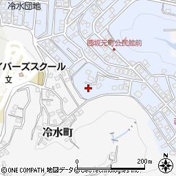 鹿児島県鹿児島市西坂元町34-18周辺の地図