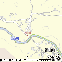 鹿児島県鹿児島市福山町1364-2周辺の地図