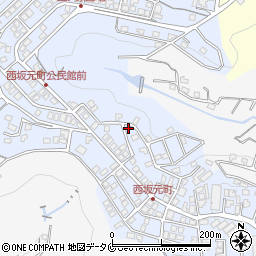 鹿児島県鹿児島市西坂元町29-1周辺の地図