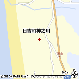 鹿児島県日置市日吉町神之川665周辺の地図