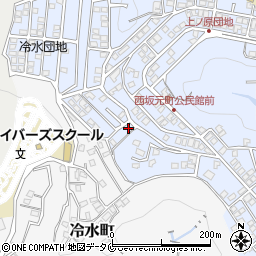 鹿児島県鹿児島市西坂元町34-30周辺の地図