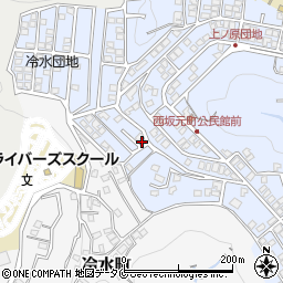 鹿児島県鹿児島市西坂元町35-17周辺の地図