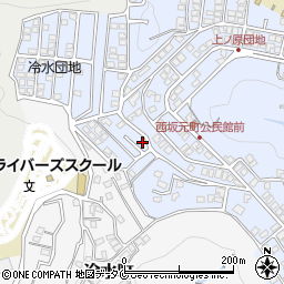 鹿児島県鹿児島市西坂元町35-16周辺の地図