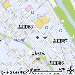 セブンイレブン日南吾田東店周辺の地図
