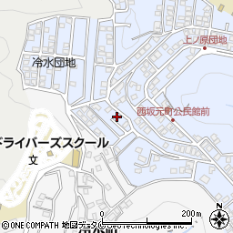 鹿児島県鹿児島市西坂元町35-13周辺の地図