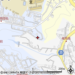 鹿児島県鹿児島市西坂元町55-18周辺の地図