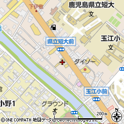 鹿児島トヨタ自動車伊敷店周辺の地図
