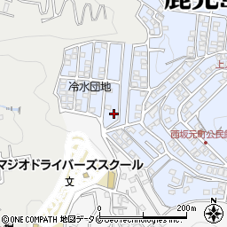 鹿児島県鹿児島市西坂元町37-16周辺の地図