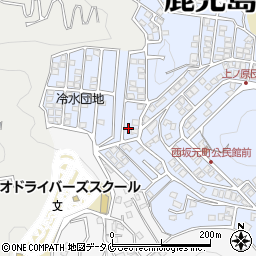 鹿児島県鹿児島市西坂元町46-2周辺の地図