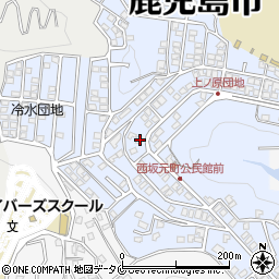 鹿児島県鹿児島市西坂元町48-15周辺の地図