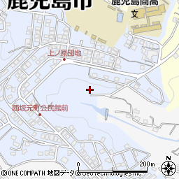 鹿児島県鹿児島市西坂元町54-28周辺の地図