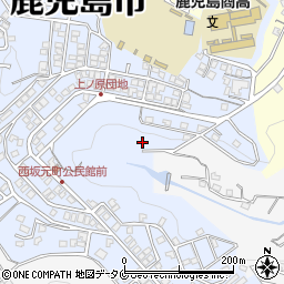 鹿児島県鹿児島市西坂元町周辺の地図