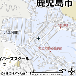 鹿児島県鹿児島市西坂元町48-6周辺の地図