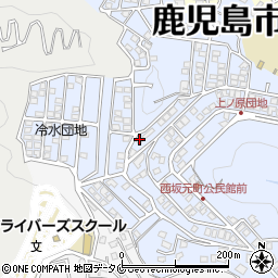 鹿児島県鹿児島市西坂元町47-3周辺の地図