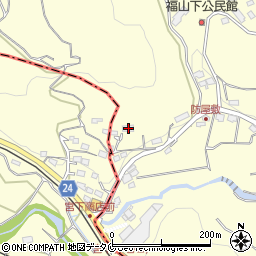 鹿児島県鹿児島市福山町2540周辺の地図