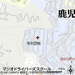 鹿児島県鹿児島市西坂元町43-13周辺の地図