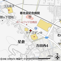 四ツ目饅頭周辺の地図