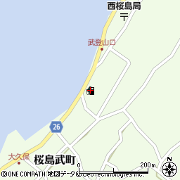 ＥＮＥＯＳ西桜島ＳＳ周辺の地図