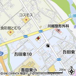 見聞読タナカ　日南１号店周辺の地図