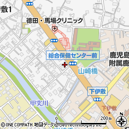 南日本銀行伊敷支店周辺の地図