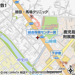 南日本銀行伊敷支店周辺の地図