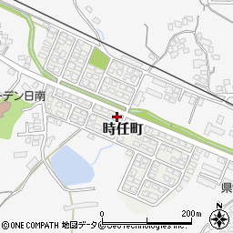 宮崎県日南市時任町周辺の地図