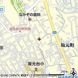 鹿児島県鹿児島市坂元町周辺の地図