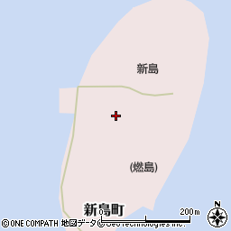 鹿児島県鹿児島市新島町周辺の地図