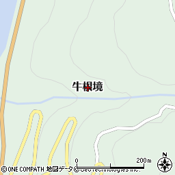 鹿児島県垂水市牛根境周辺の地図