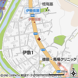 伊敷町周辺の地図