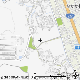 宮崎県日南市星倉周辺の地図