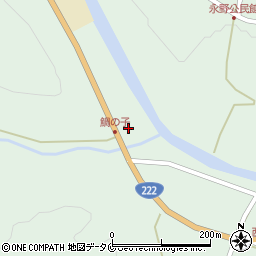 宮崎南部森林管理署新村森林事務所周辺の地図