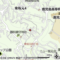 鹿児島県鹿児島市東坂元周辺の地図