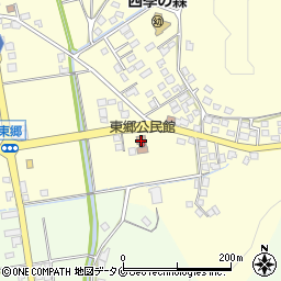 東郷公民館周辺の地図