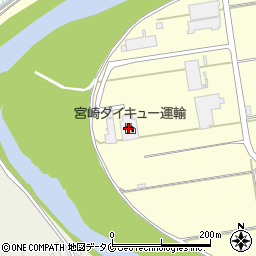 宮崎ダイキュー運輸株式会社　総務課周辺の地図