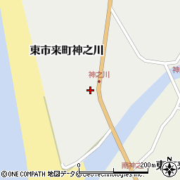 鹿児島県日置市東市来町神之川207周辺の地図