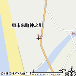 鹿児島県日置市東市来町神之川165周辺の地図