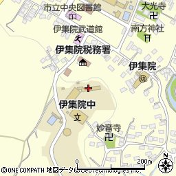 日置市立伊集院中学校周辺の地図