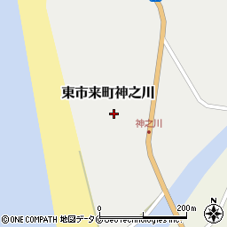 鹿児島県日置市東市来町神之川162周辺の地図