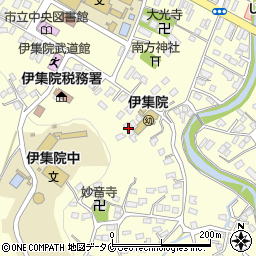 伊集院教会周辺の地図